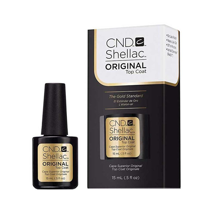 CND Shellac Gel Polish Original Top Coat 15ml - Beautopia Hair & Beauty