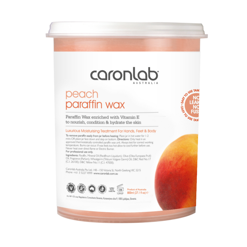 Load image into Gallery viewer, Caronlab Parrafin Wax Peach 800ml
