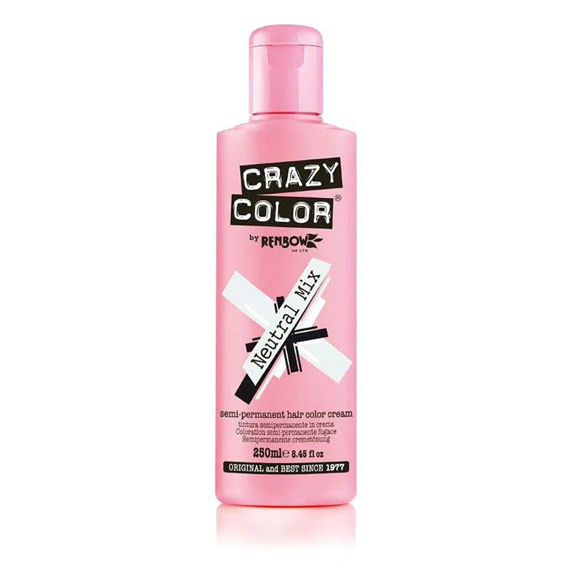 Load image into Gallery viewer, #Crazy Color Semi Permanent Hair Colour Creme Neutral Mix 250ml
