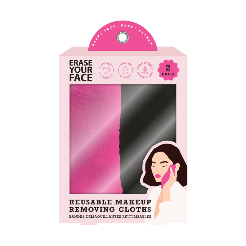 Load image into Gallery viewer, Danielle Creations Erase Your Face Reusable Makeup Cloths 2 Pack
