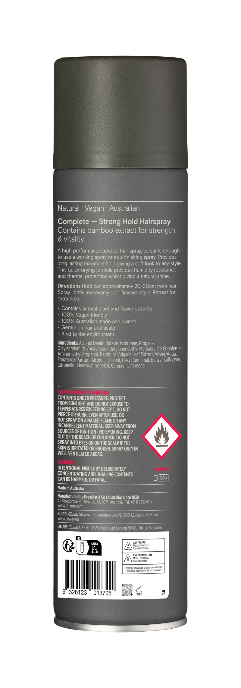 Load image into Gallery viewer, Davroe Complete Stronghold Hairspray 300g
