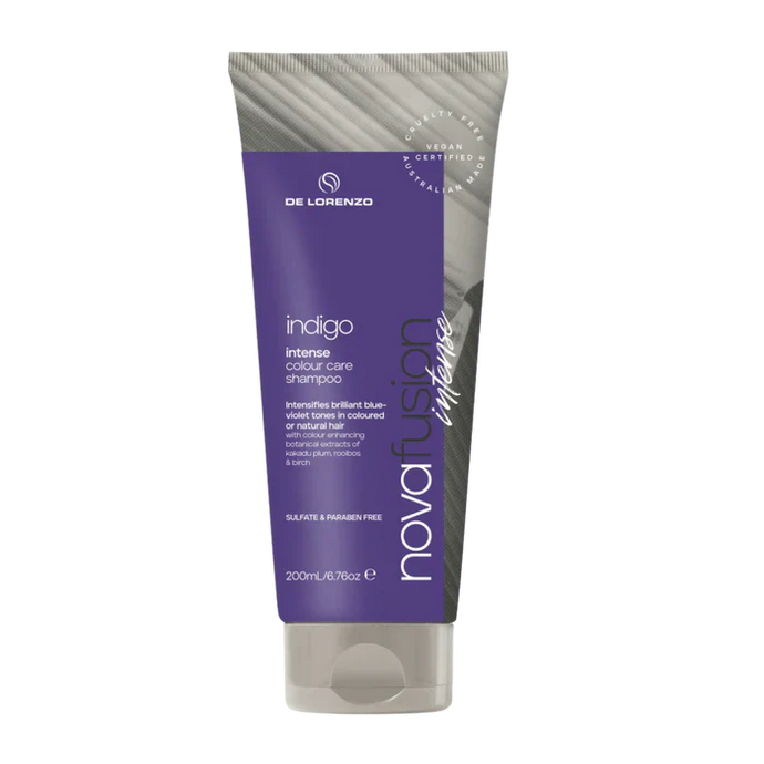 De Lorenzo Novafusion Intense Indigo Shampoo 200ml