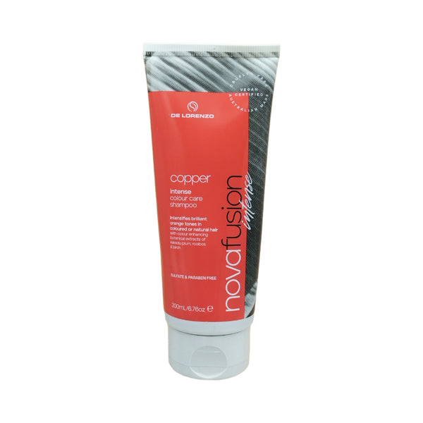 Load image into Gallery viewer, De Lorenzo Novafusion Intense Copper Shampoo 200ml
