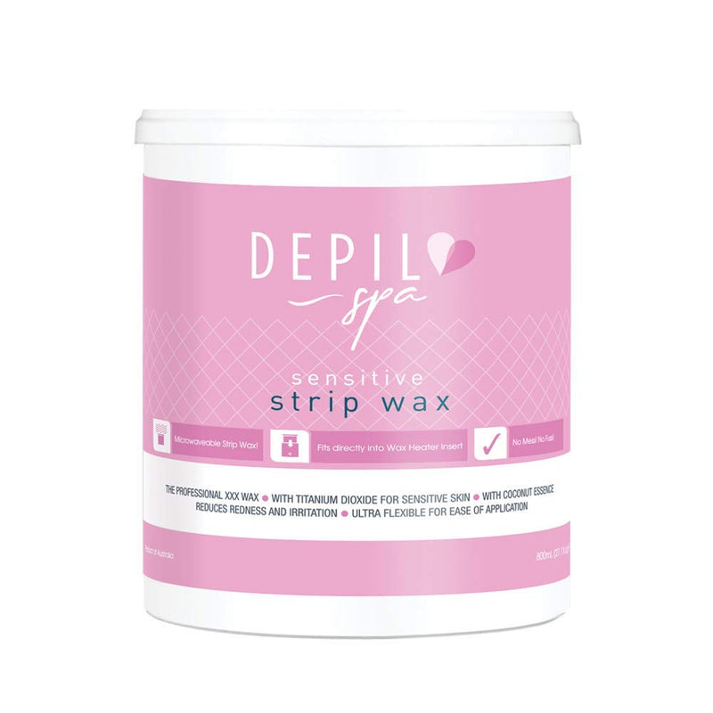 Load image into Gallery viewer, Depilspa Sensitive Microwaveable Strip Wax 800ml
