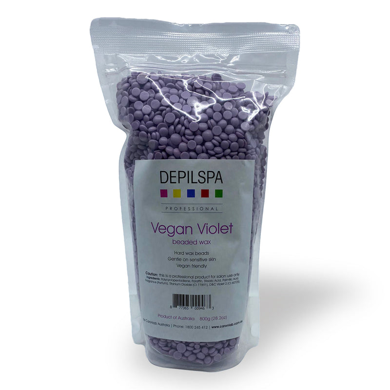 Load image into Gallery viewer, Depilspa Vegan Violet Wax Beads 800g
