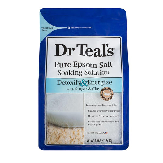 Dr Teal's Epsom Bath Salt Ginger & Clay 1.36kg