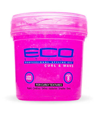 Load image into Gallery viewer, Eco Style Curl &amp; Wave Styling Gel Pink 454g
