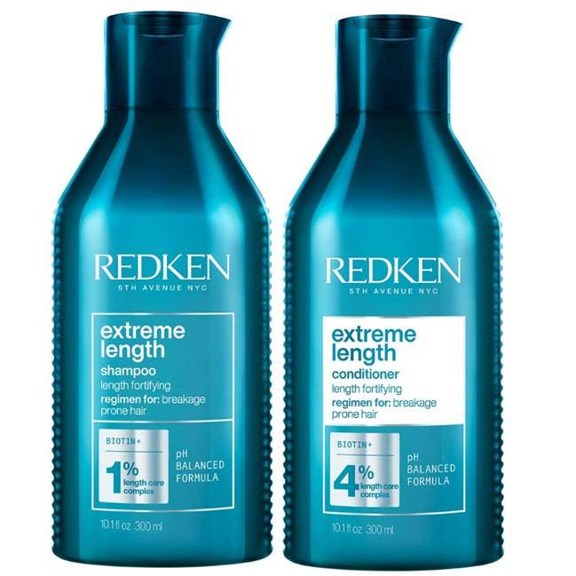 Load image into Gallery viewer, Redken Extreme Length Shampoo and Conditioner 300ml Duo
