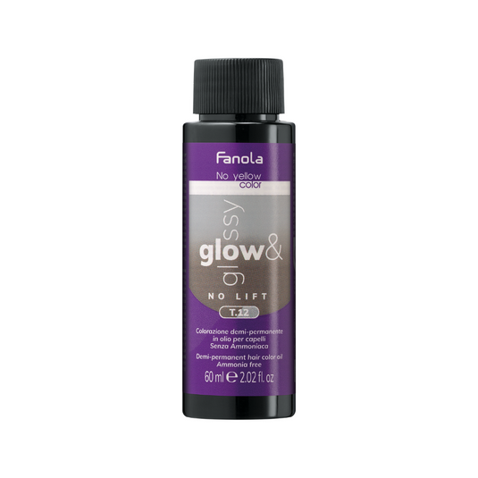 Fanola Glow & Glossy No Lift Oil Toner T.12 Ash Violet 60ml