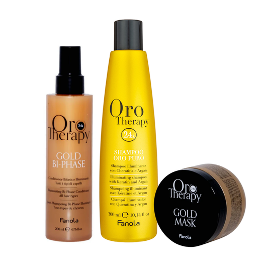 Fanola Orotherapy Gold Illuminating Trio Pack