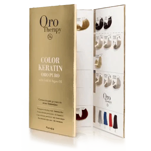 Fanola Orotherapy Keratin Colour Chart