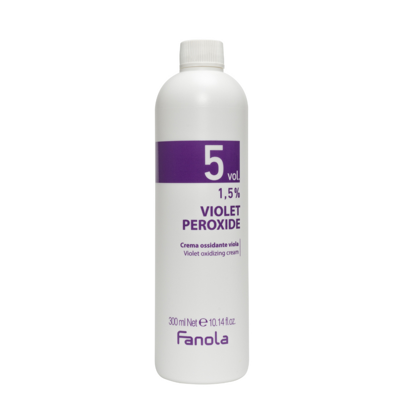 Load image into Gallery viewer, Fanola No Yellow Colour Violet Peroxide 5 Vol 1.5% 300ml
