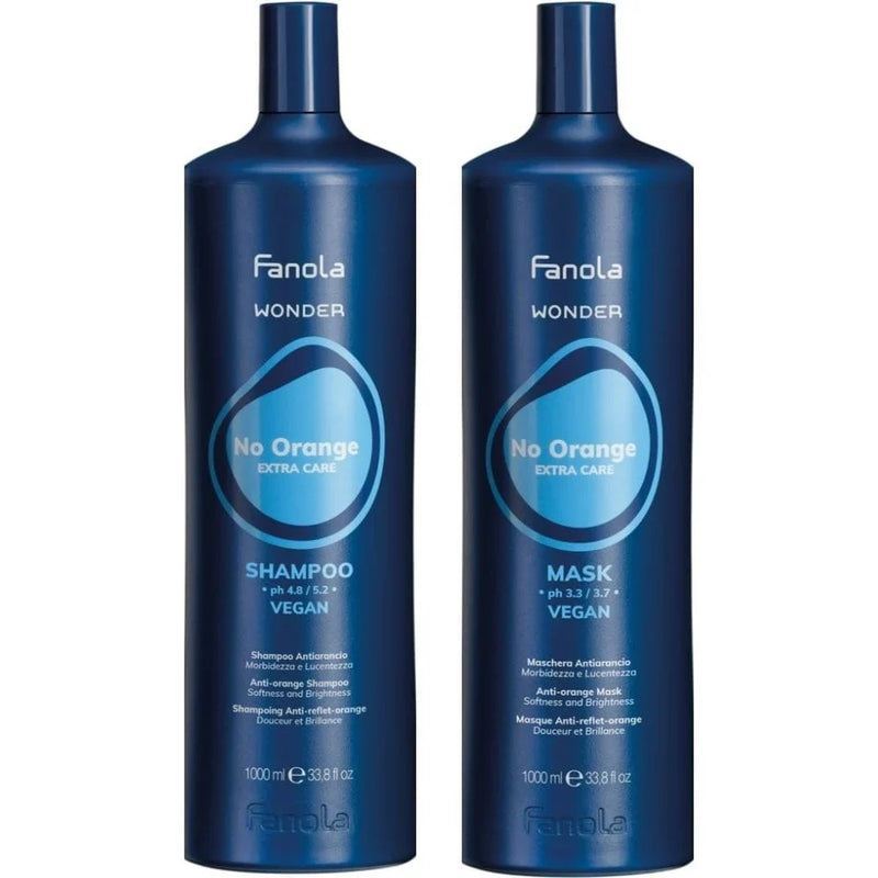 Load image into Gallery viewer, Fanola Wonder No Orange Shampoo &amp; Mask 1 Litre Duo
