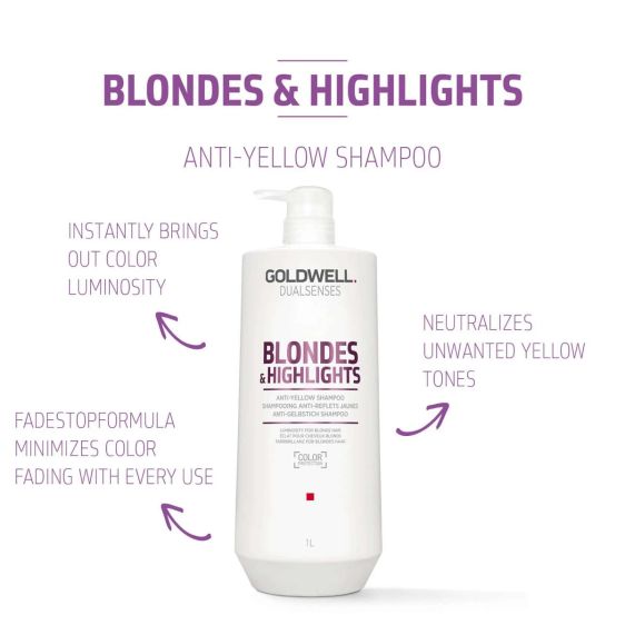 Load image into Gallery viewer, Goldwell Dualsenses Blondes &amp; Highlights 1 Litre Shampoo and Conditioner Duo
