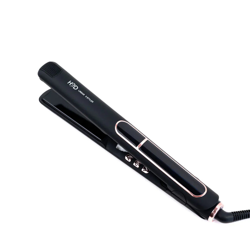 Load image into Gallery viewer, H2D Max Duo Pro Matte Black and Rose Gold Hair Straightener and Dryer Set
