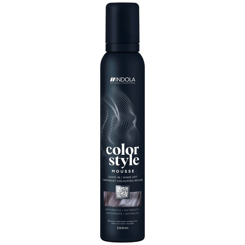Load image into Gallery viewer, Indola Colour Style Mousse Anthracite 200ml
