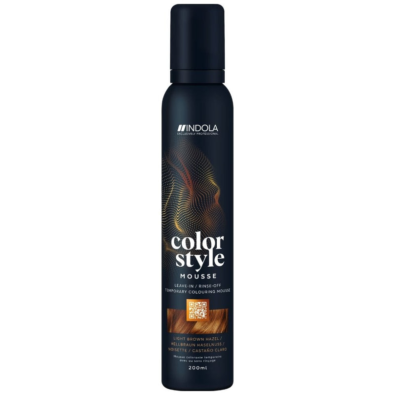 Load image into Gallery viewer, Indola Colour Style Mousse Light Brown Hazel 200ml
