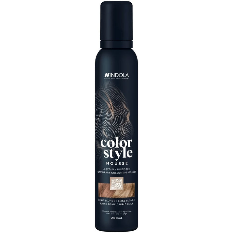 Load image into Gallery viewer, Indola Colour Style Mousse Beige Blonde 200ml
