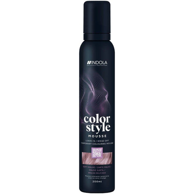 Load image into Gallery viewer, Indola Colour Style Mousse Soft Mauve 200ml
