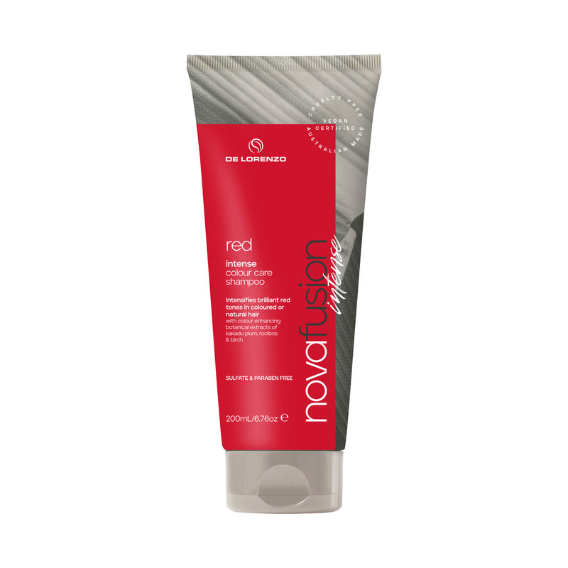 Load image into Gallery viewer, De Lorenzo Novafusion Colour Care Shampoo Intense Red 200ml
