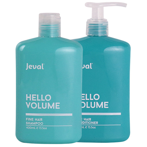 Load image into Gallery viewer, Jeval Hello Volume Fine Hair Shampoo &amp; Conditioner Duo 400ml - Beautopia Hair &amp; Beauty
