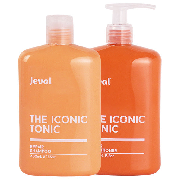 Load image into Gallery viewer, Jeval Iconic Tonic Repair Shampoo &amp; Conditioner Duo 400ml - Beautopia Hair &amp; Beauty
