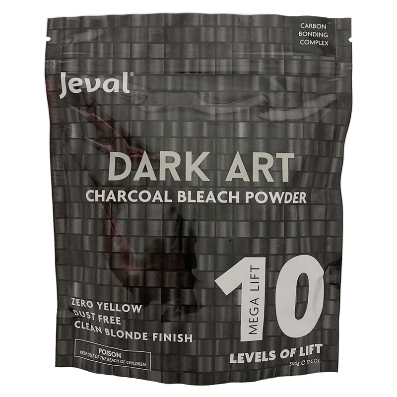 Load image into Gallery viewer, Jeval Dark Art Charcoal Bleach Powder 500g
