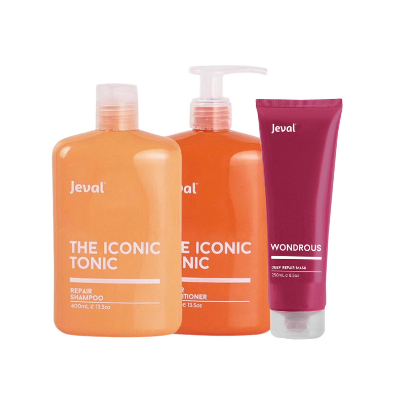 Load image into Gallery viewer, Jeval Iconic Tonic Ultimate Repair Trio
