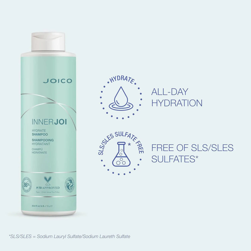 Load image into Gallery viewer, Joico InnerJoi Hydrate Shampoo 1 Litre
