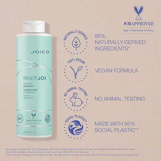 Load image into Gallery viewer, Joico InnerJoi Hydrate Shampoo 1 Litre
