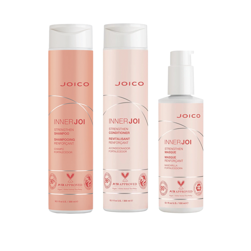 Load image into Gallery viewer, Joico InnerJoi Strengthen Shampoo, Conditioner &amp; Masque Trio
