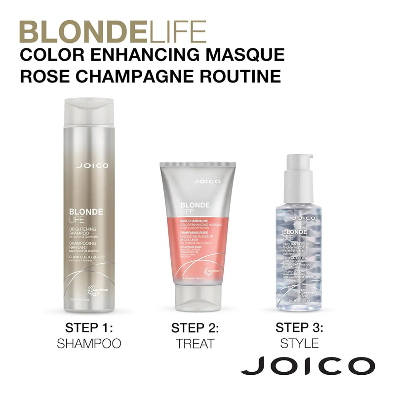 Load image into Gallery viewer, Joico Blonde Life Masque Rose Champagne 150ml

