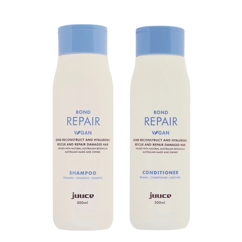 Load image into Gallery viewer, Juuce Bond Repair Shampoo &amp; Conditioner 300ml Duo
