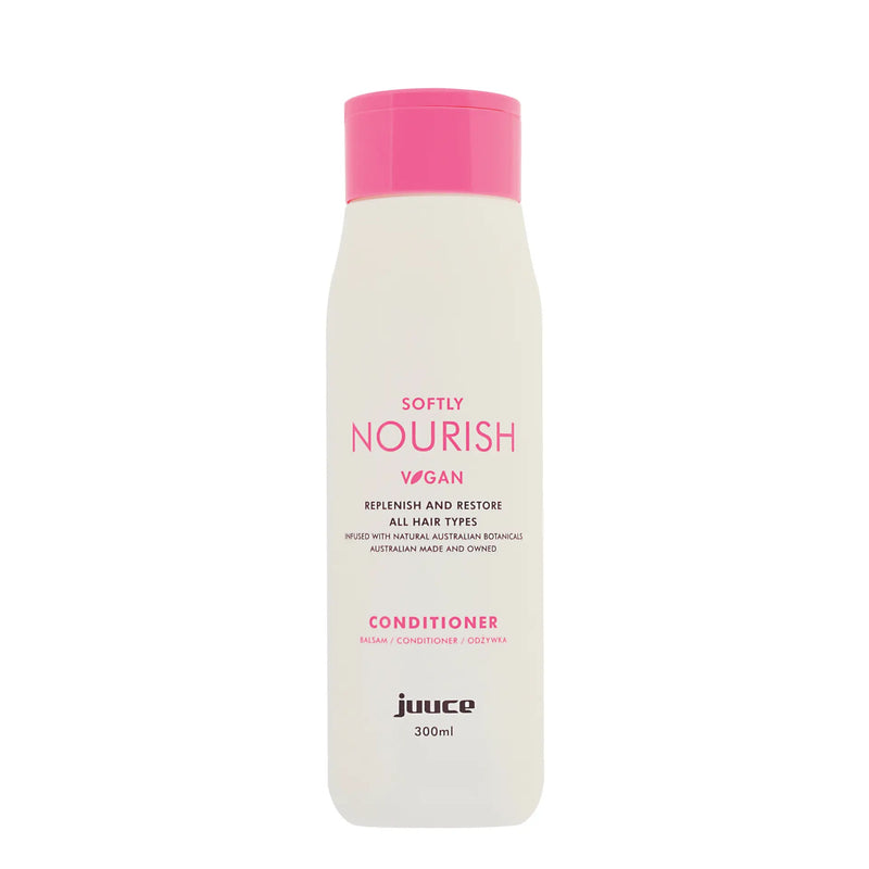 Load image into Gallery viewer, Juuce Softly Nourish Shampoo &amp; Conditioner 300ml Duo
