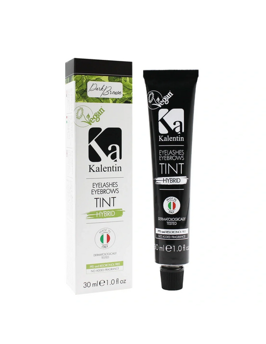 Kalentin Hybrid Eyebrow & Eyelash Tint Dark Brown 30ml