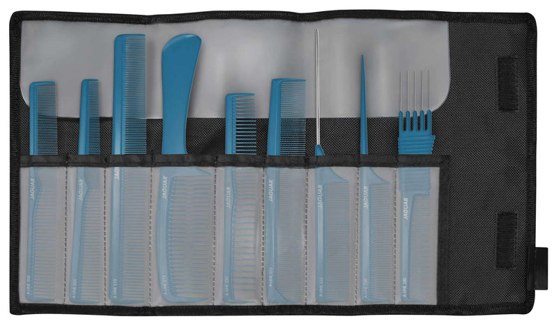 Load image into Gallery viewer, Jaguar Ionic 9 Piece Comb Set with Case Atlantic

