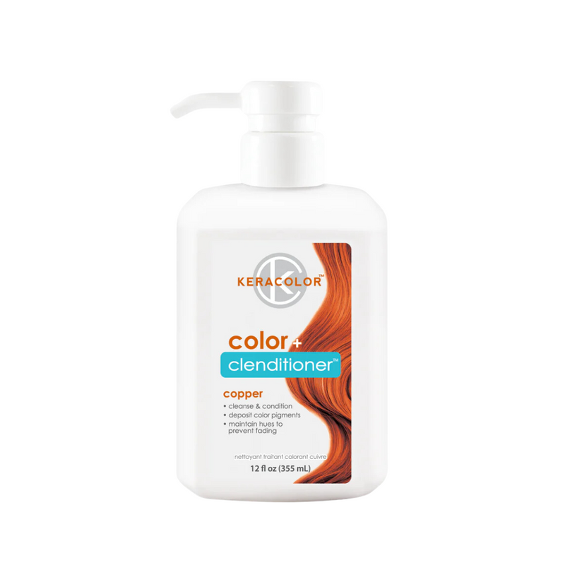 Load image into Gallery viewer, Keracolor Color Clenditioner Colour Copper 355ml
