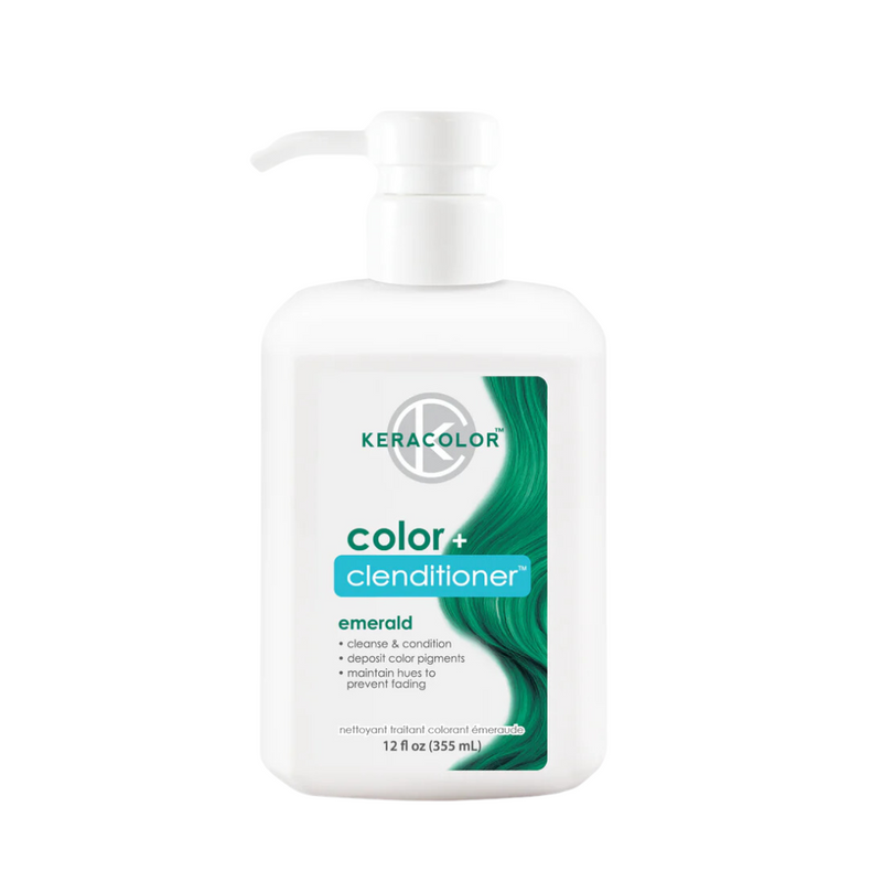 Load image into Gallery viewer, Keracolor Color Clenditioner Colour Emerald 355ml
