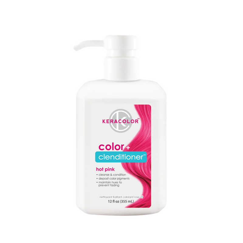Load image into Gallery viewer, Keracolor Color Clenditioner Colour Hot Pink 355ml
