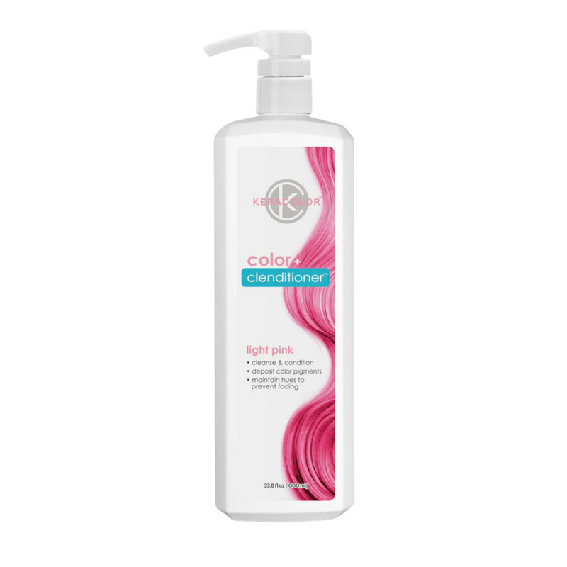 Load image into Gallery viewer, Keracolor Color Clenditioner Colour Light Pink 1 Litre
