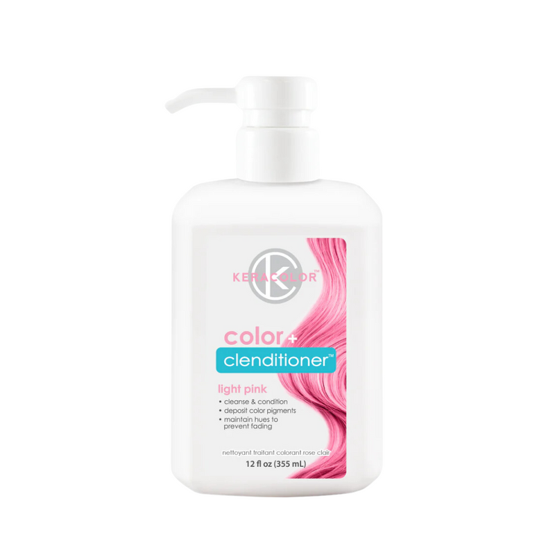 Load image into Gallery viewer, Keracolor Color Clenditioner Colour Light Pink 355ml
