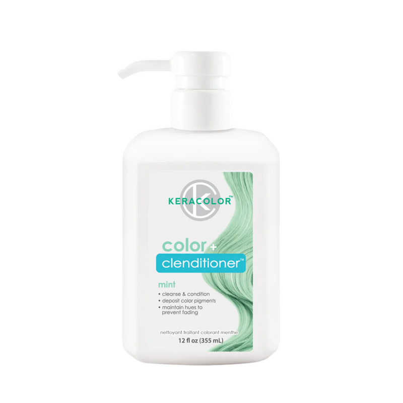 Load image into Gallery viewer, Keracolor Color Clenditioner Colour Mint 355ml
