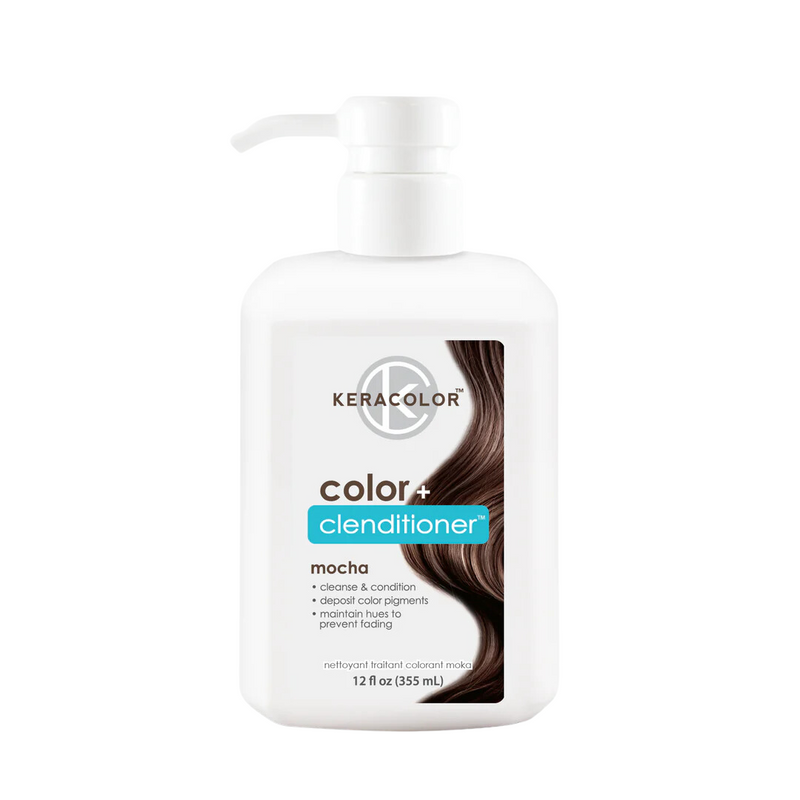 Load image into Gallery viewer, Keracolor Color Clenditioner Colour Mocha 355ml
