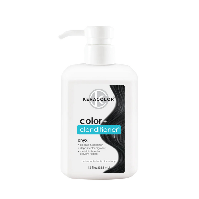 Load image into Gallery viewer, Keracolor Color Clenditioner Colour Onyx 355ml
