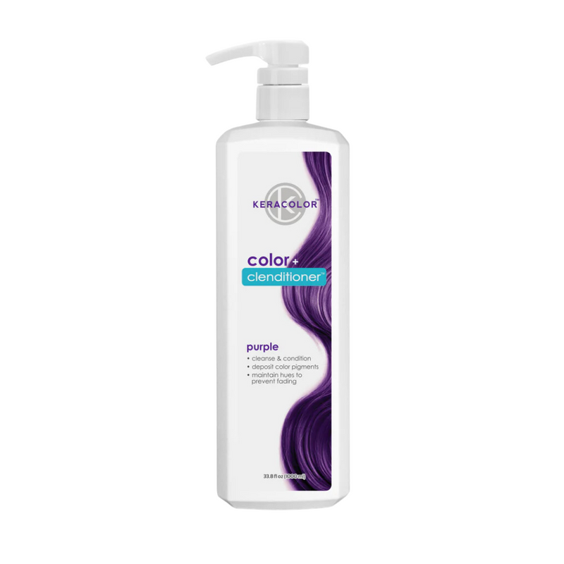 Load image into Gallery viewer, Keracolor Color Clenditioner Colour Purple 1 Litre
