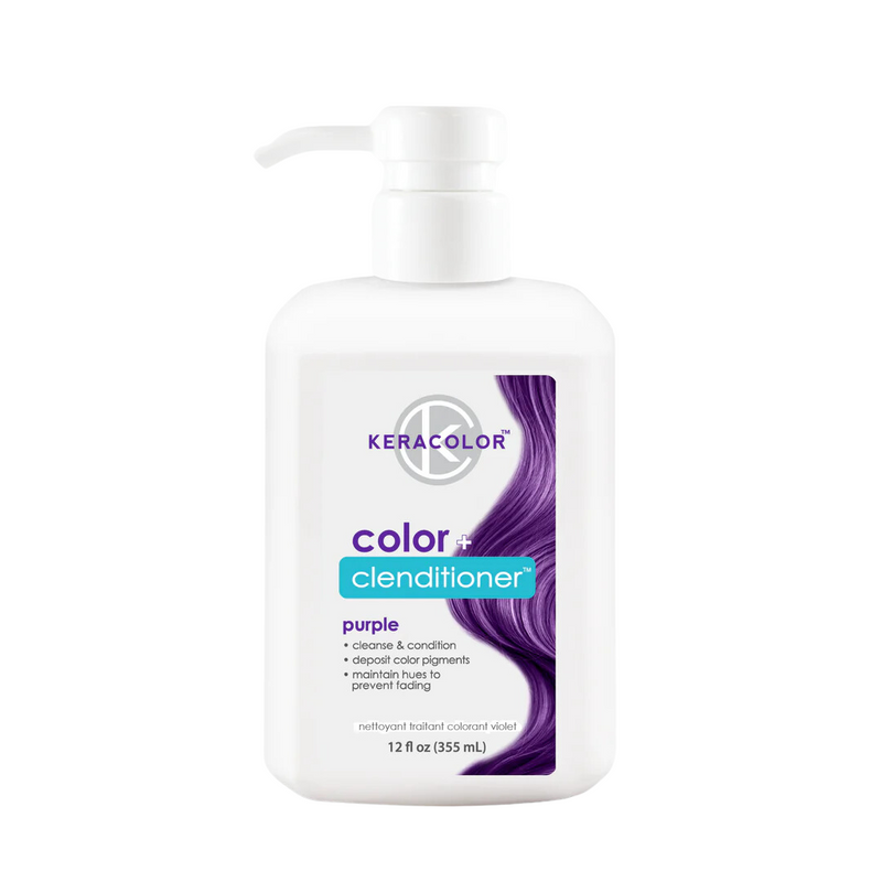 Load image into Gallery viewer, Keracolor Color Clenditioner Colour Purple 355ml
