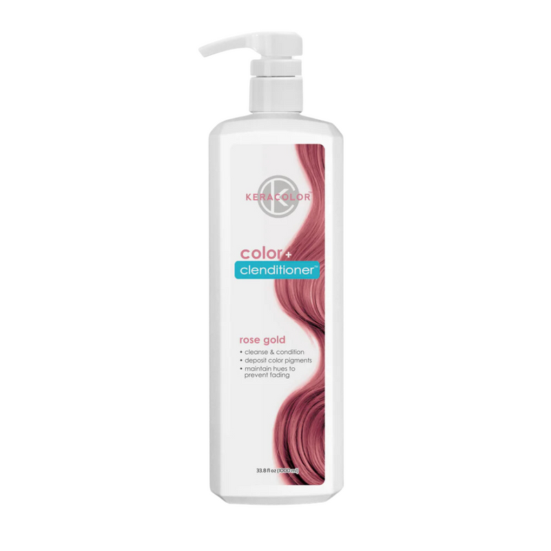 Load image into Gallery viewer, Keracolor Color Clenditioner Colour Rose Gold 1 Litre
