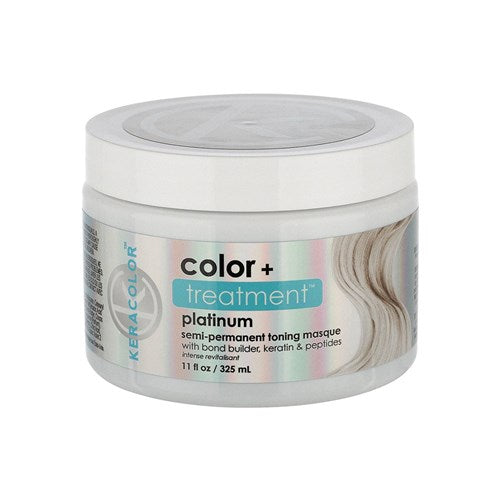 Load image into Gallery viewer, Keracolor Color Treatment Semi-Permanent Color Masque Platinum 325ml
