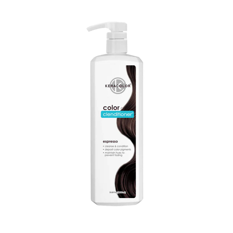 Load image into Gallery viewer, Keracolor Color Clenditioner Colour Espresso 1 Litre
