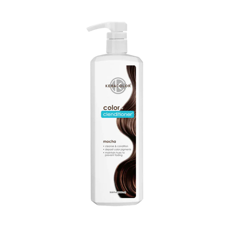 Load image into Gallery viewer, Keracolor Color Clenditioner Colour Mocha 1 Litre
